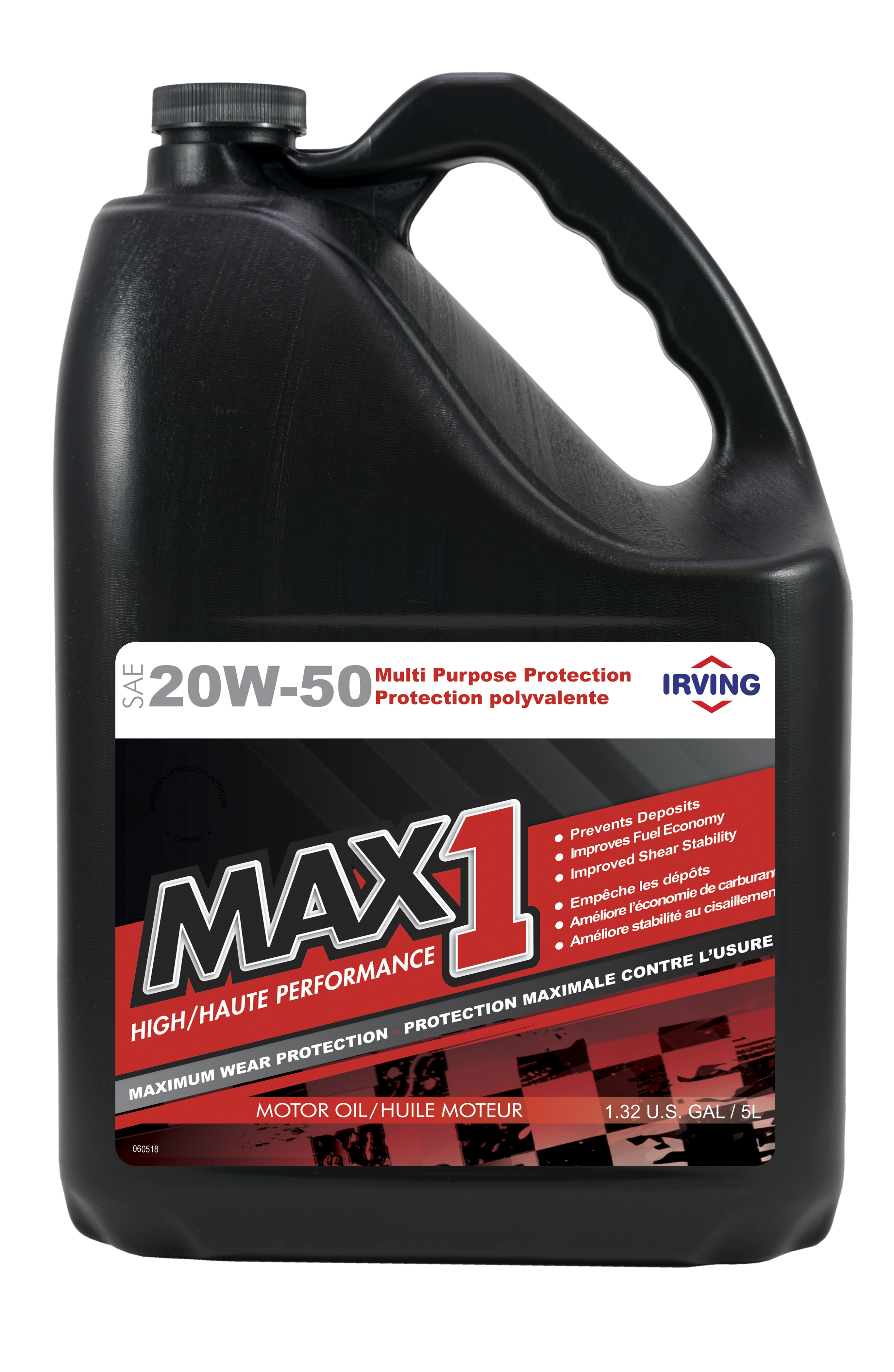 Max 1 – Huile moteur pour automobiles – conventionnelle (20W-50)