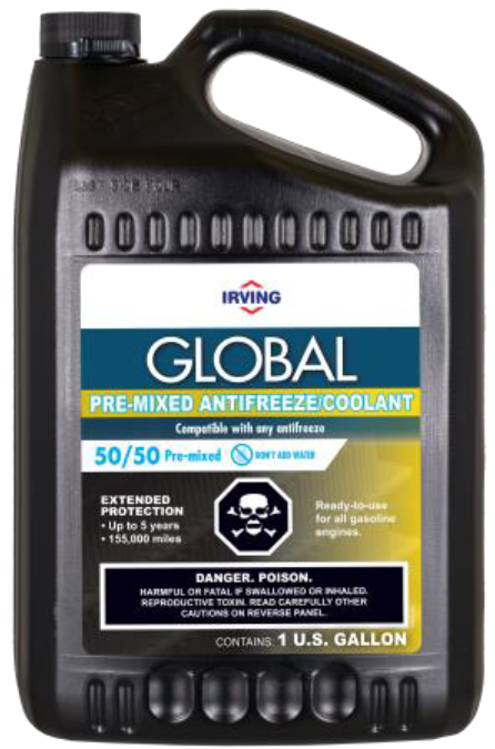 Antigel liquide de refroidissement Prémelangé Global