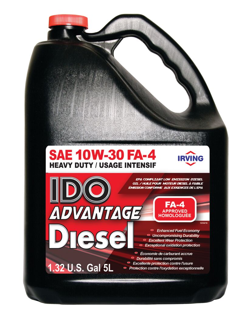 IDO Advantage – Huile pour moteurs diesel à usage intensif – conventionnelle (10W-30 FA-4)